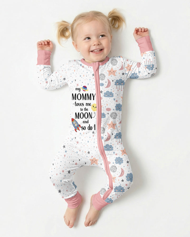 My Mommy Loves Me To The Moon And So Do I Bamboo Convertible Zippy