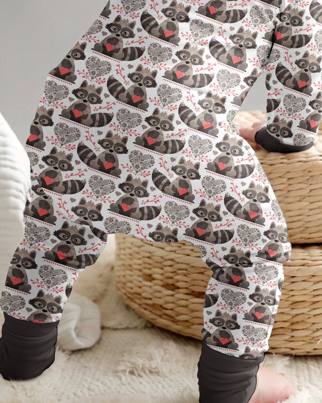 Valentine Raccoon Bamboo Convertible Zippy