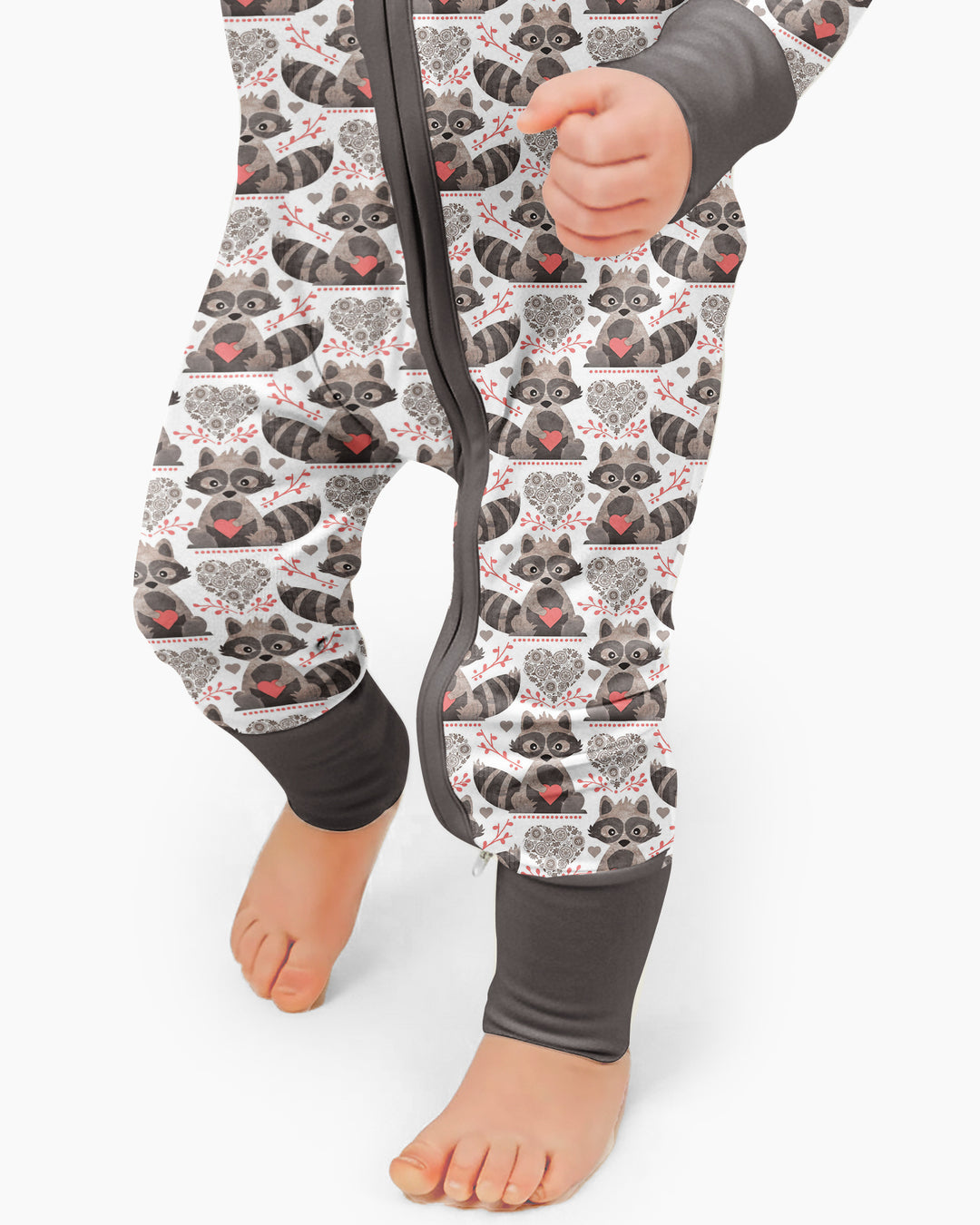 Valentine Raccoon Bamboo Convertible Zippy