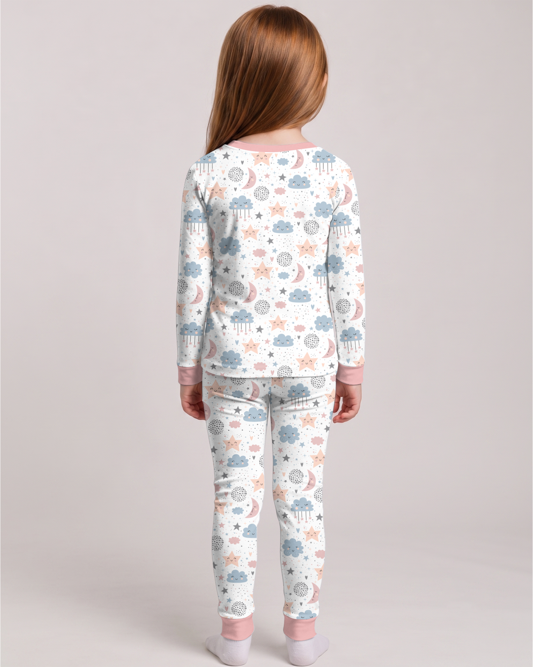 My Mommy Loves Me To The Moon And So Do I Bamboo Two Piece Long Sleeve Pajama Set