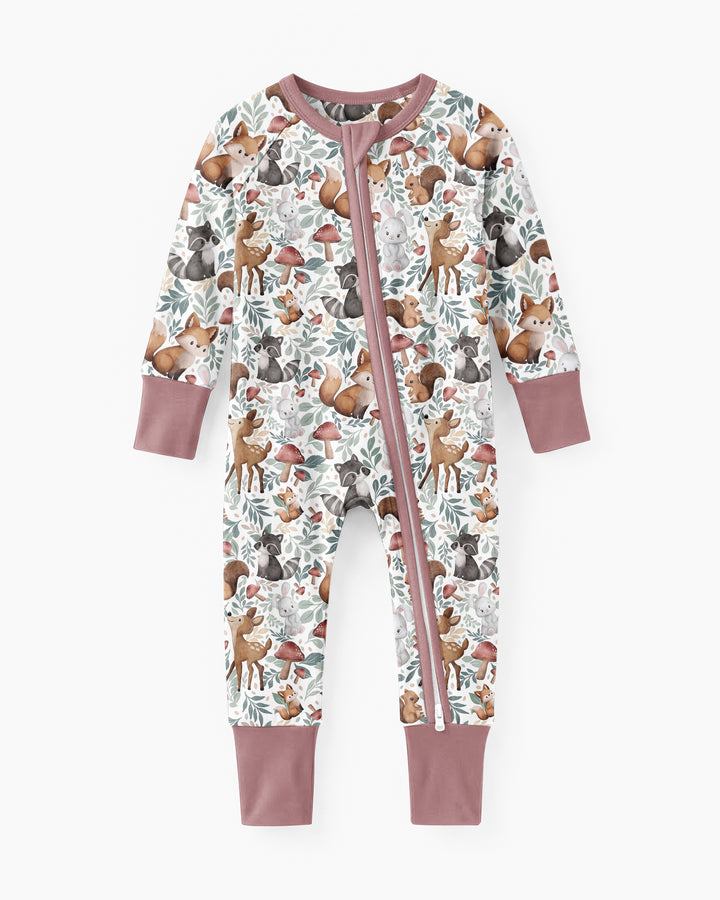 Whimsical Woodland Friends Bamboo Convertible Zippy