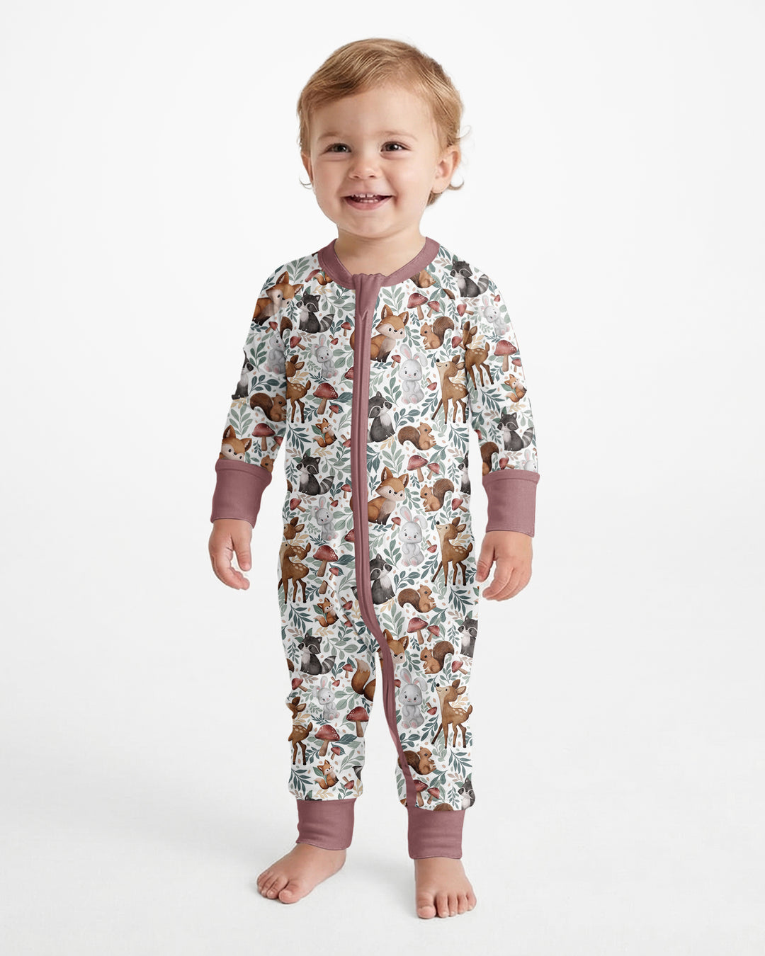 Whimsical Woodland Friends Bamboo Convertible Zippy