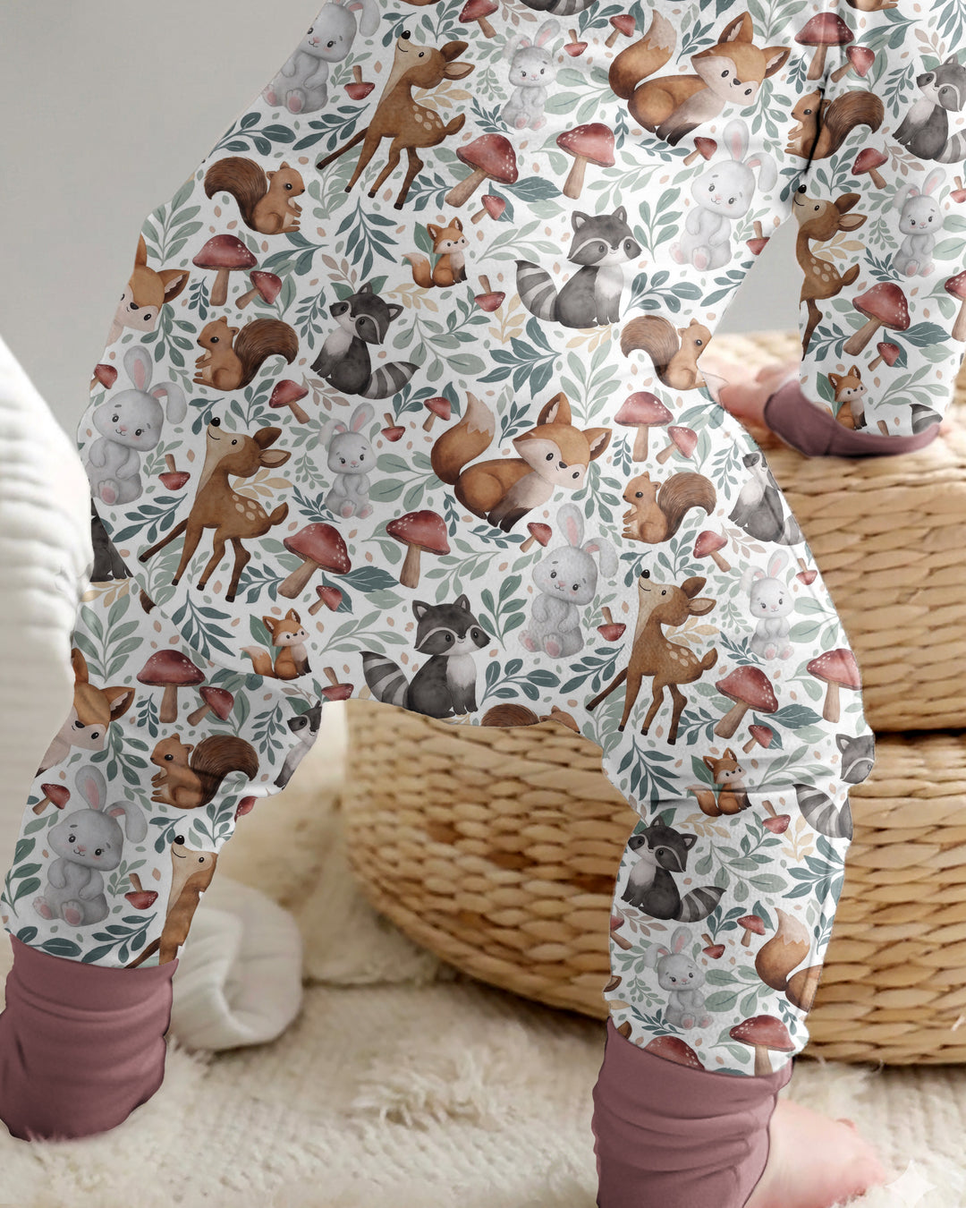 Whimsical Woodland Friends Bamboo Convertible Zippy