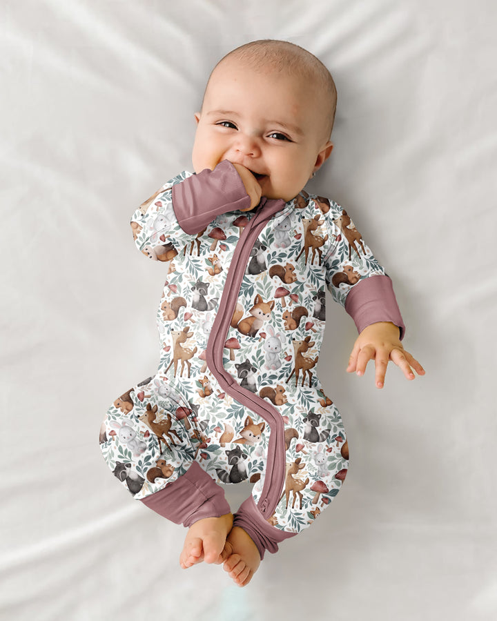 Whimsical Woodland Friends Bamboo Convertible Zippy
