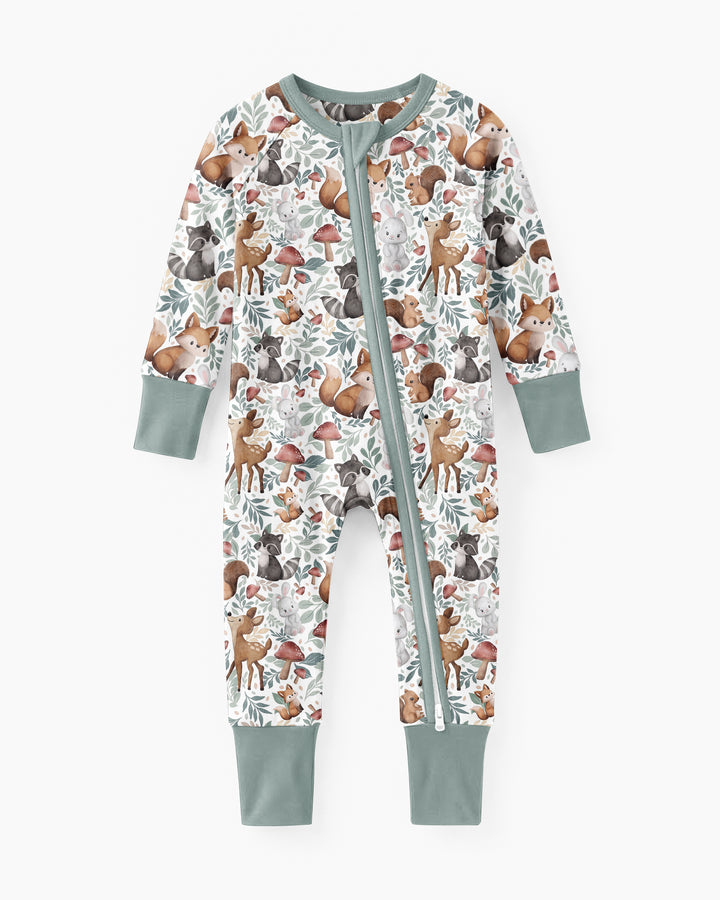 Whimsical Woodland Friends Bamboo Convertible Zippy