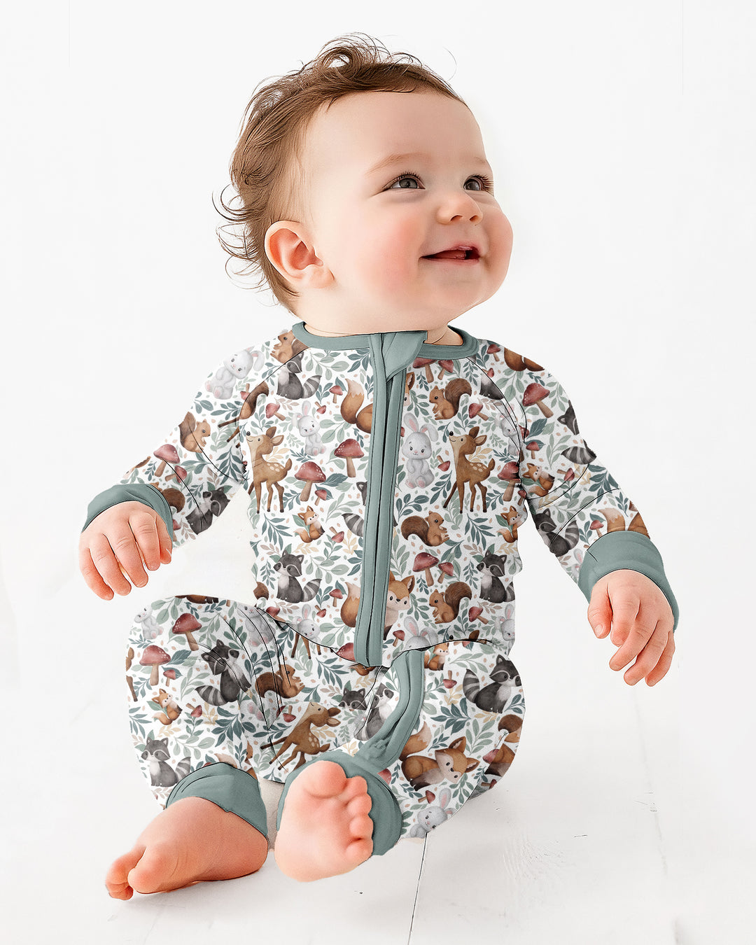 Whimsical Woodland Friends Bamboo Convertible Zippy