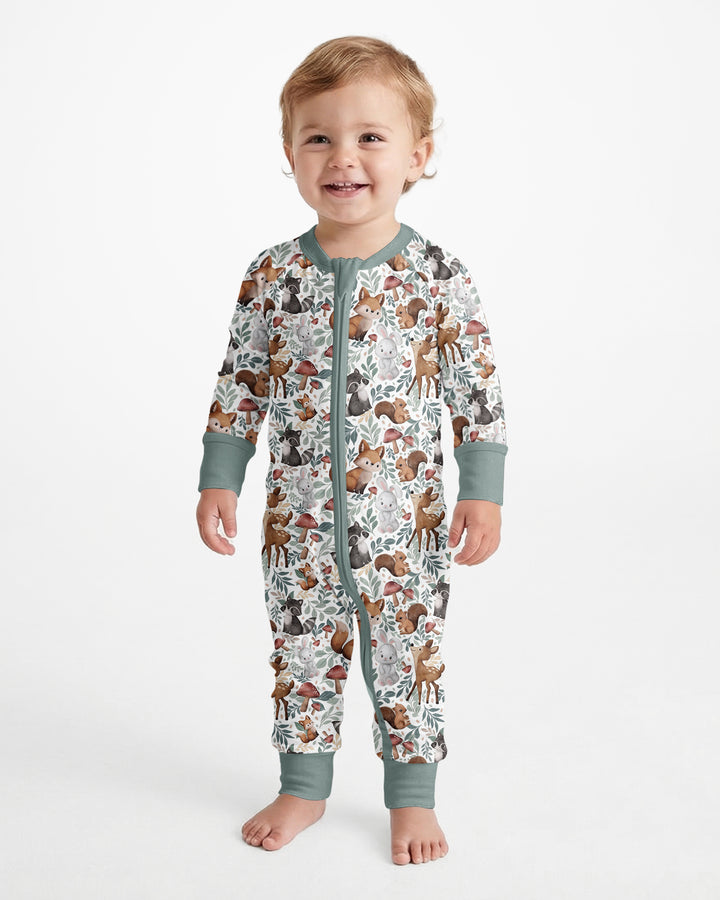 Whimsical Woodland Friends Bamboo Convertible Zippy