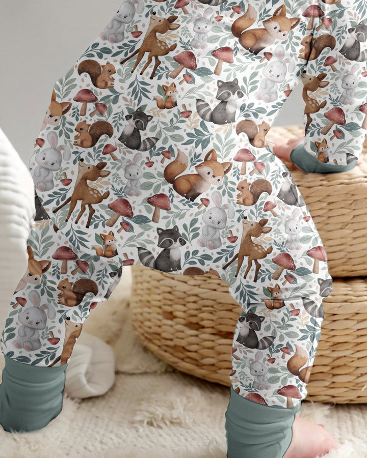 Whimsical Woodland Friends Bamboo Convertible Zippy
