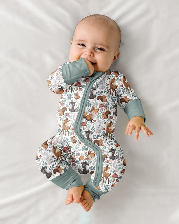 Whimsical Woodland Friends Bamboo Convertible Zippy