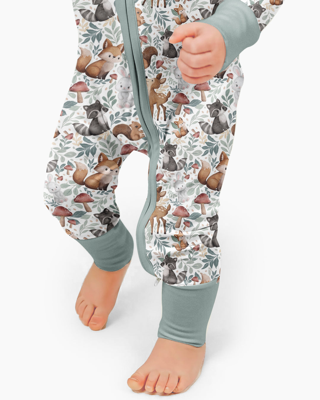Whimsical Woodland Friends Bamboo Convertible Zippy