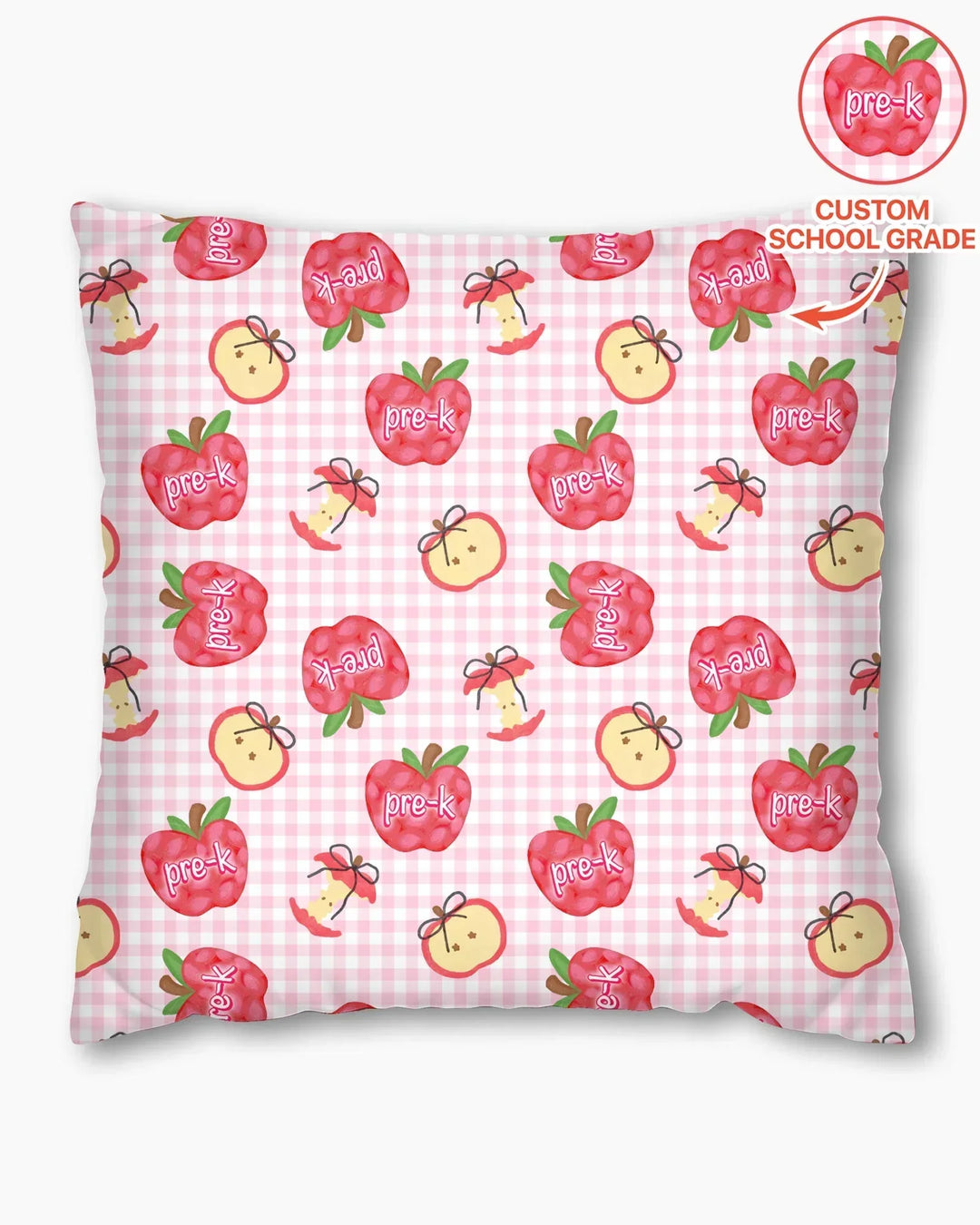 Custom School Grade Apple Days Bamboo Pillow Case