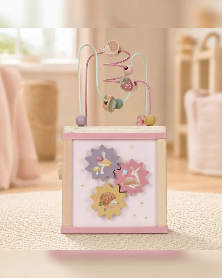 Blossom Garden Wooden Activity Cube