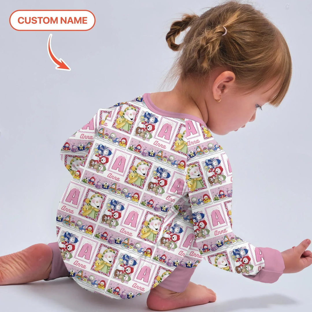 Frosty Friends Custom Name Bamboo Convertible Zippy