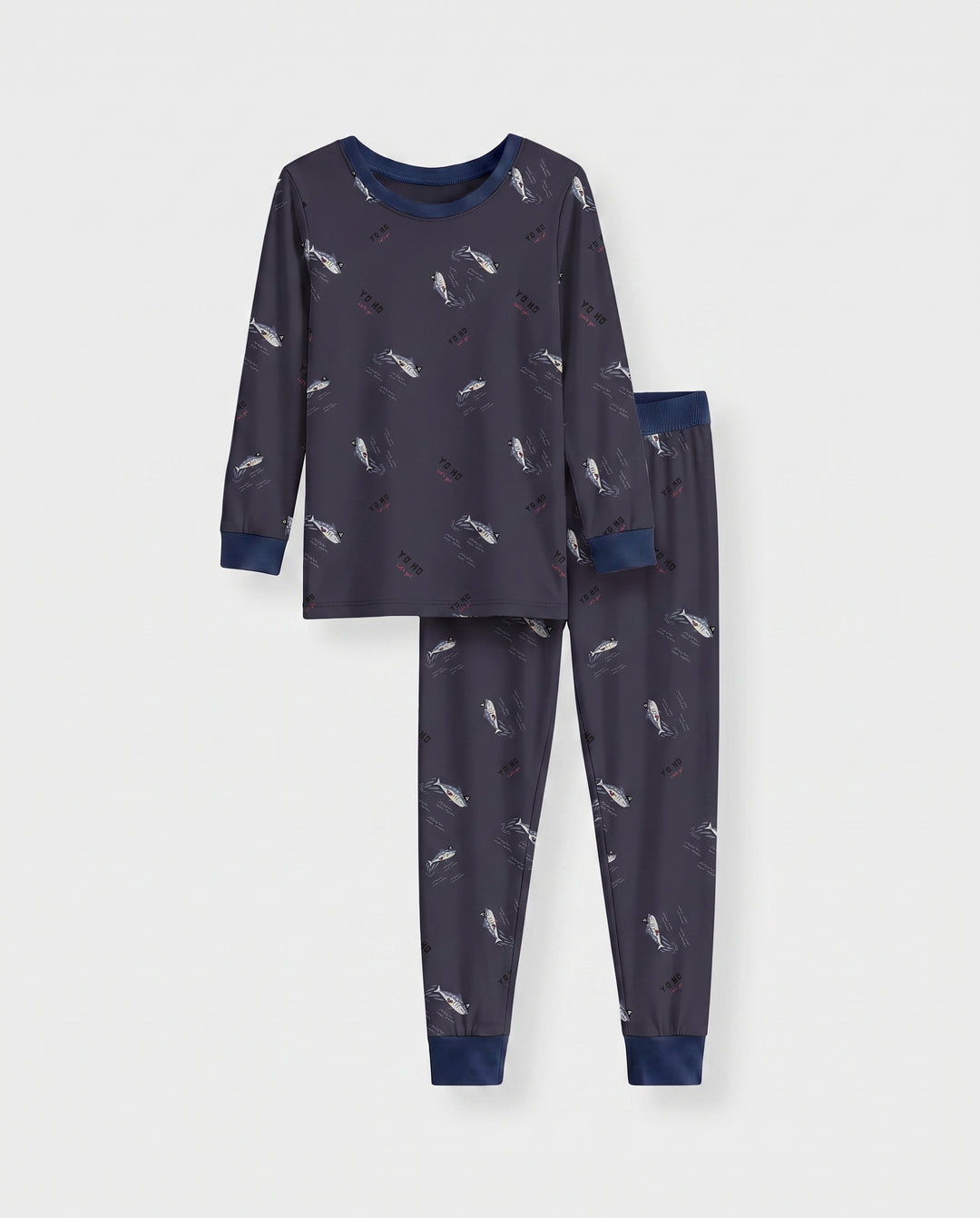 Yo Ho Squid Patrol Bamboo Two Piece Long Sleeve Pajama Set