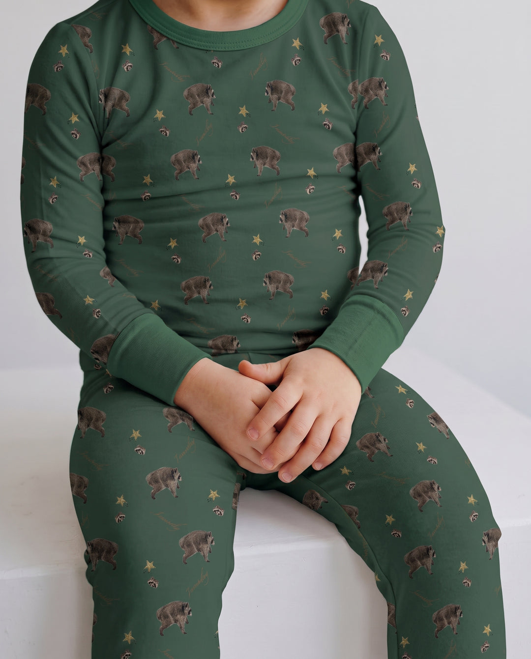 Timothy’s Woodland Wishes Bamboo Two Piece Long Sleeve Pajama Set