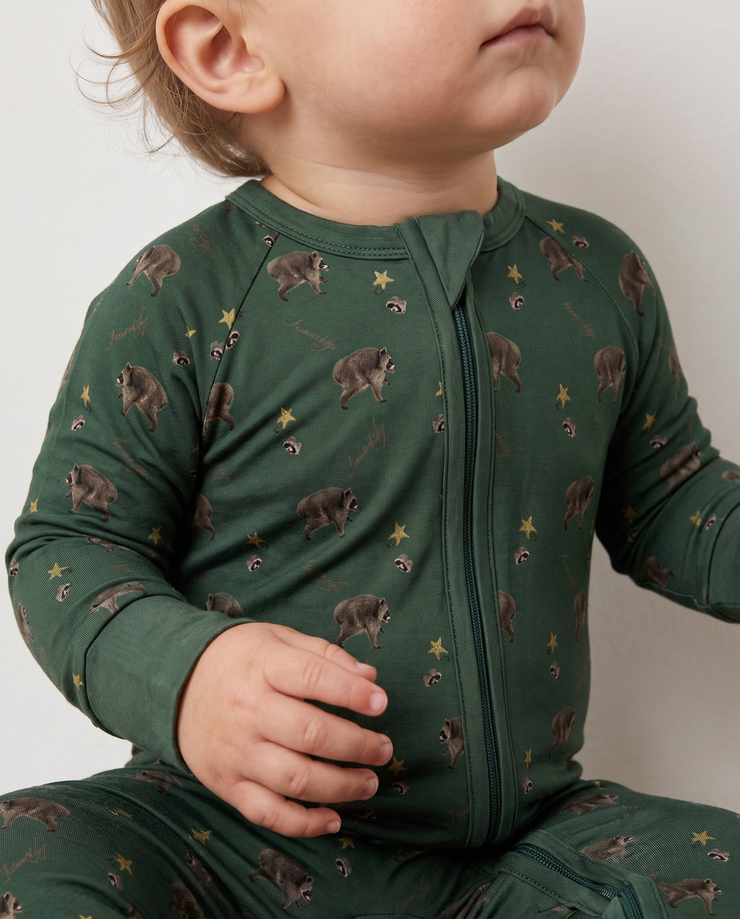 Timothy’s Woodland Wishes Bamboo Convertible Zipper Romper