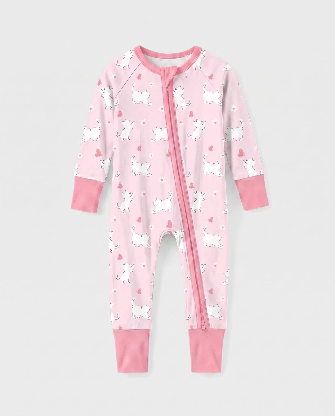 Sweet Kitten Hearts Bamboo Convertible Zippy