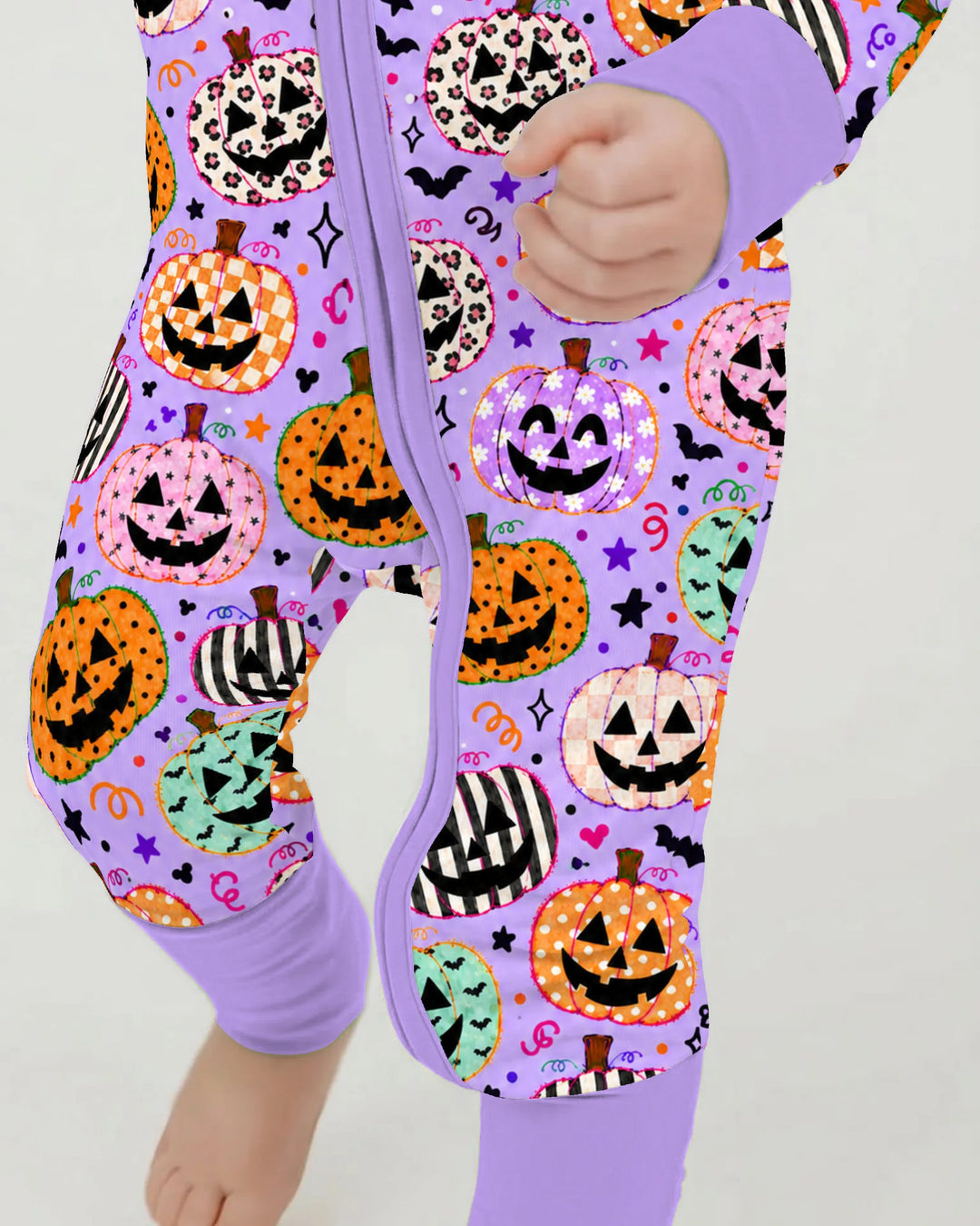 Patchwork Jack O’ Lantern Party Bamboo Convertible Zippy
