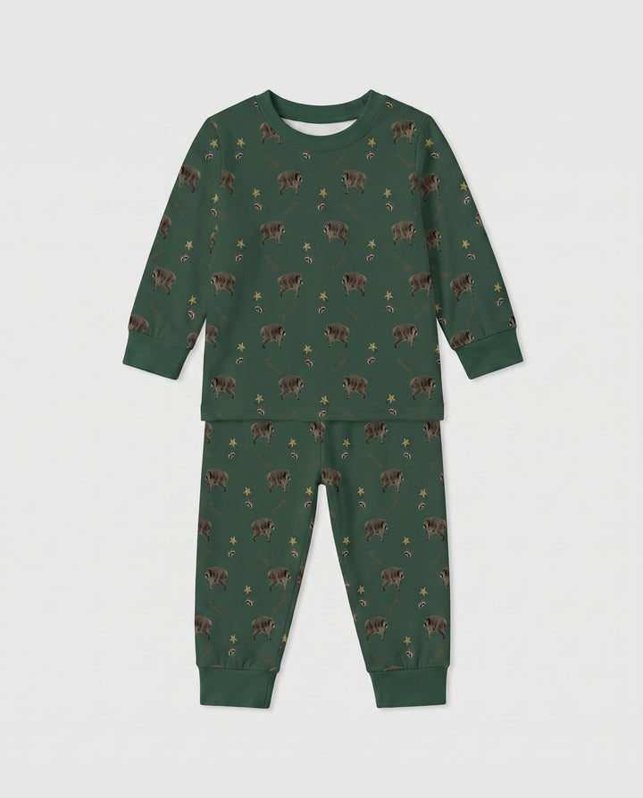 Timothy’s Woodland Wishes Bamboo Two Piece Long Sleeve Pajama Set