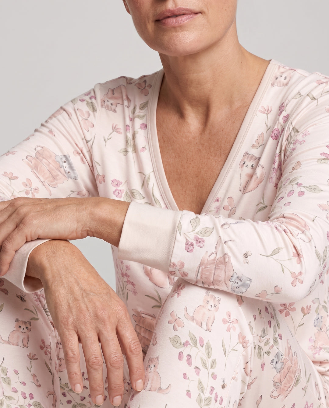 Berry Meadow Friends Bamboo Women Pajama Set