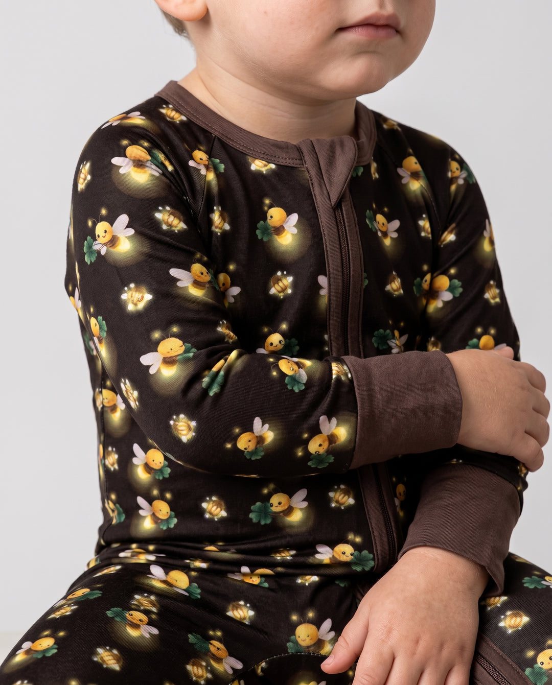 Firefly Lantern Glow Bamboo Convertible Zipper Romper