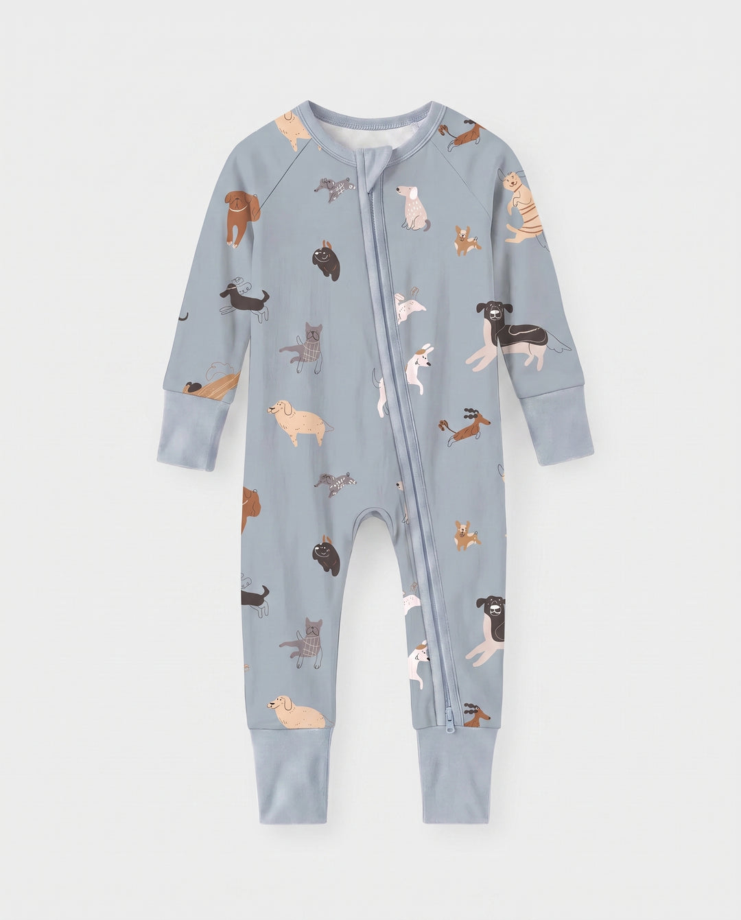 Playful Dog Parade Bamboo Convertible Zippy