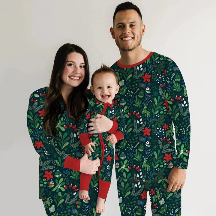 Garden of Joy Two Piece Short Sleeve Pajama Set , Garden of Joy Two Piece Short Sleeve Pajama Set - 12-18M