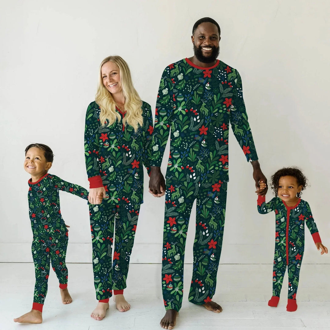 Garden of Joy Two Piece Short Sleeve Pajama Set , Garden of Joy Two Piece Short Sleeve Pajama Set - 12-18M