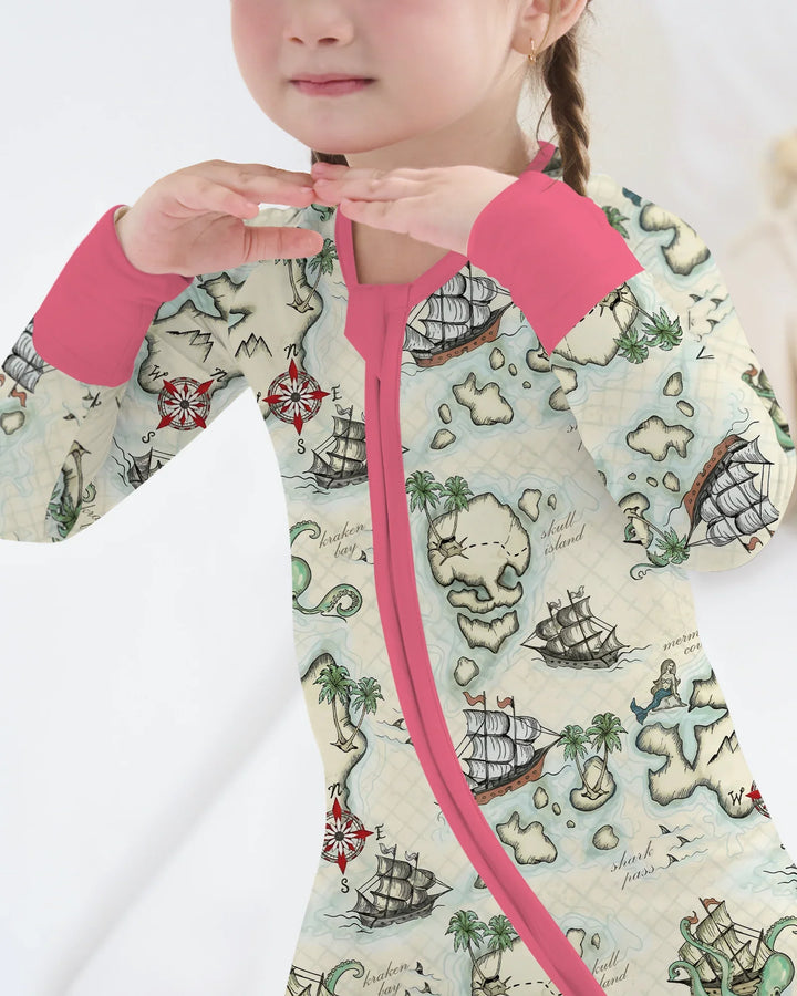 Pirate Treasure Map Quest  Bamboo Convertible Zippy