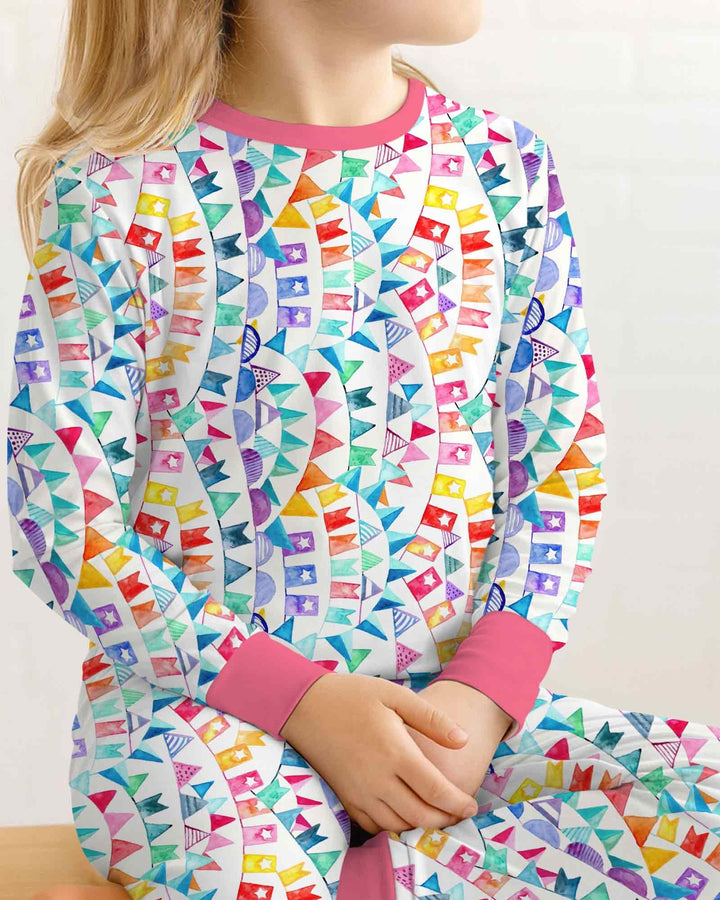 Celebrate Everyday Bamboo Two Piece Long Sleeve Pajama Set