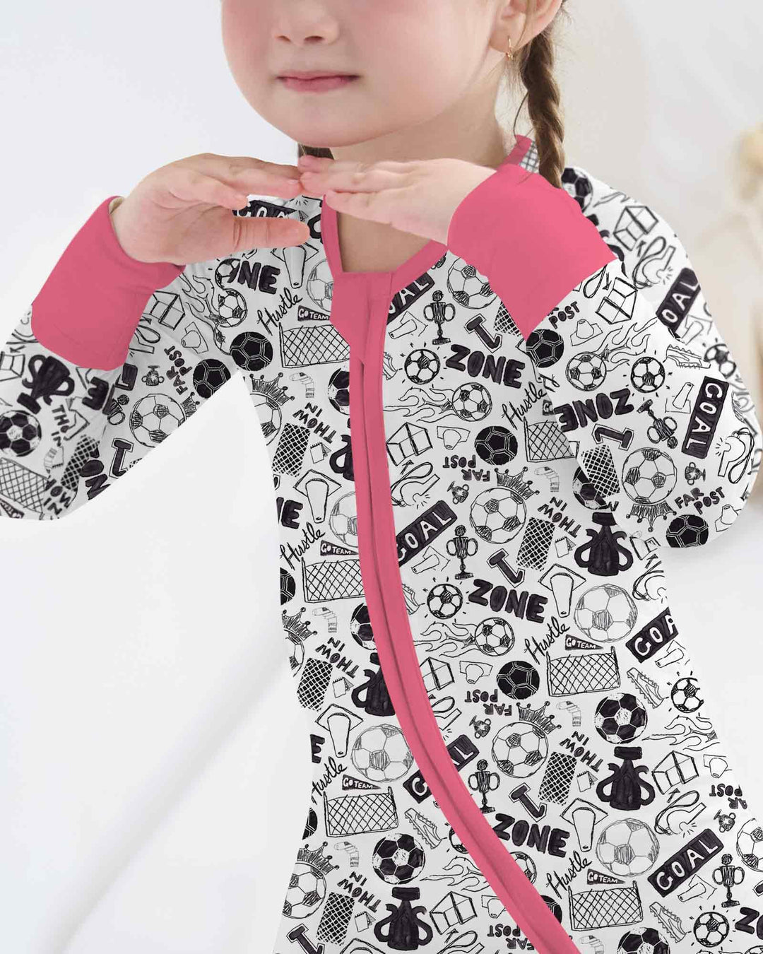 Soccer Doodle Bamboo Convertible Zippy