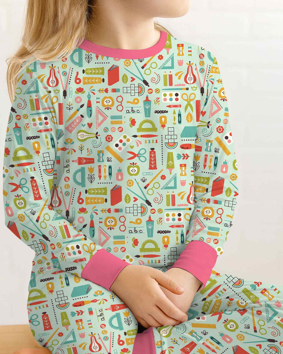 Creative Classroom Bamboo Two Piece Long Sleeve Pajama Set