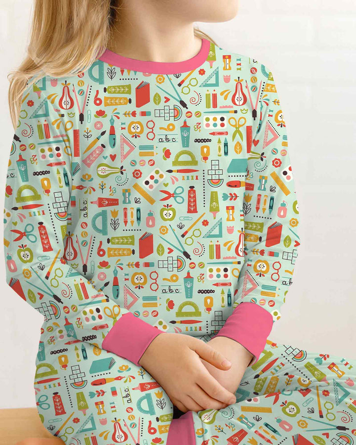 Creative Classroom Bamboo Two Piece Long Sleeve Pajama Set