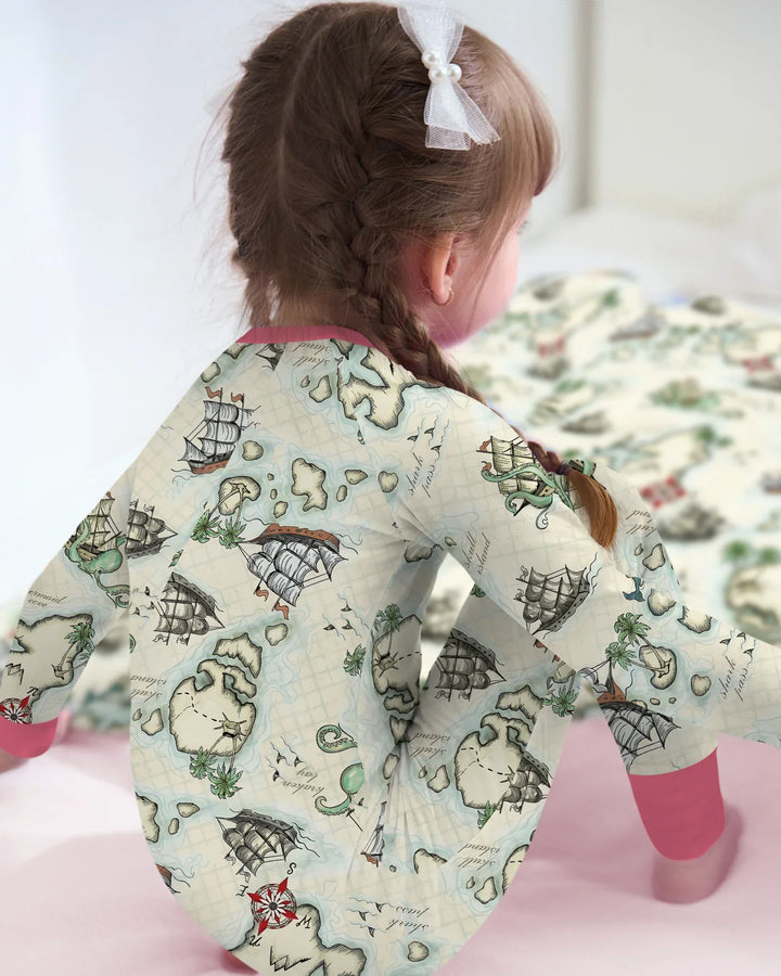 Pirate Treasure Map Quest  Bamboo Convertible Zippy