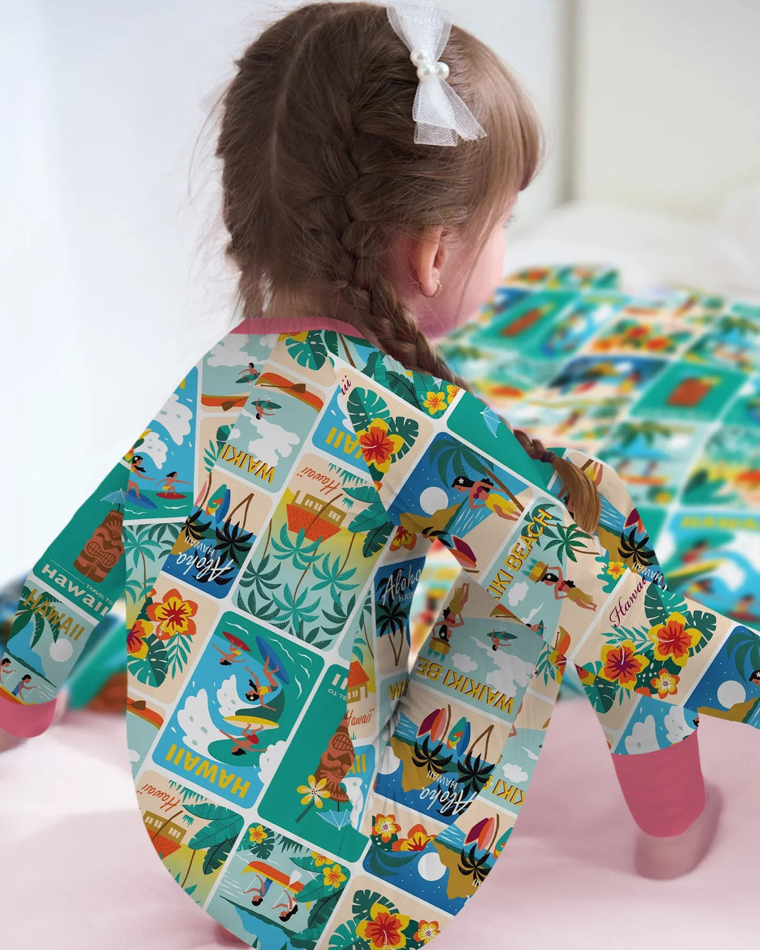 Aloha Postcard Paradise Bamboo Convertible Zippy