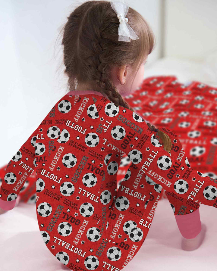 Red Soccer Ball Bamboo Convertible Zippy