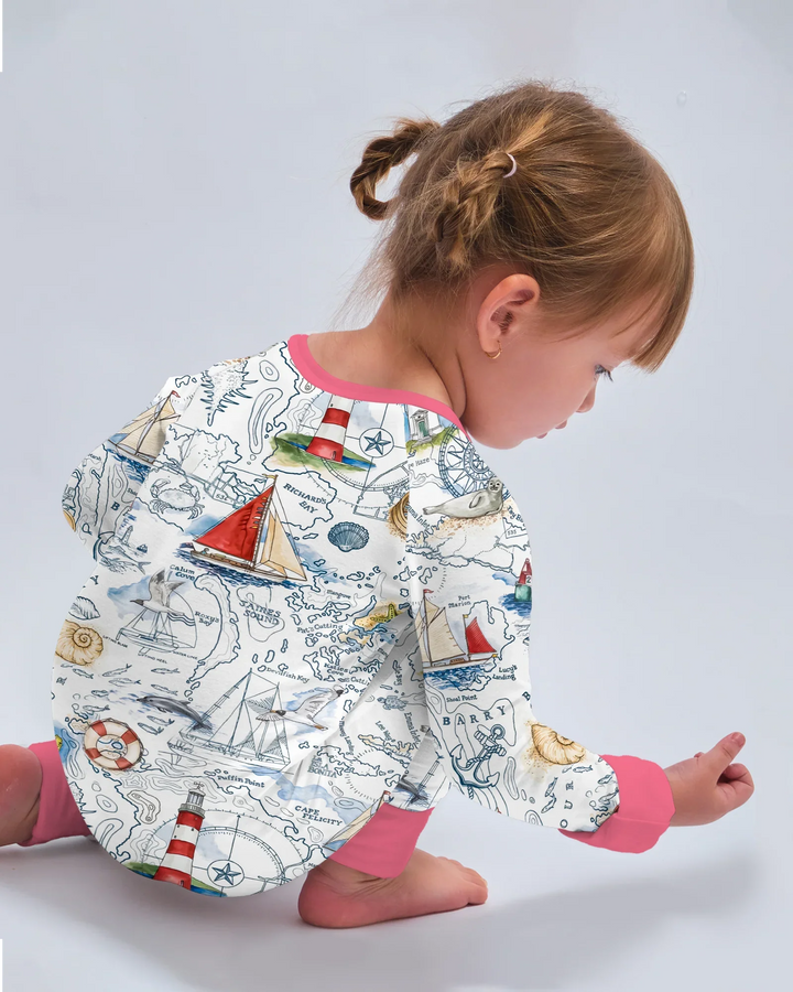 Seaside Adventure Map Bamboo Convertible Zippy