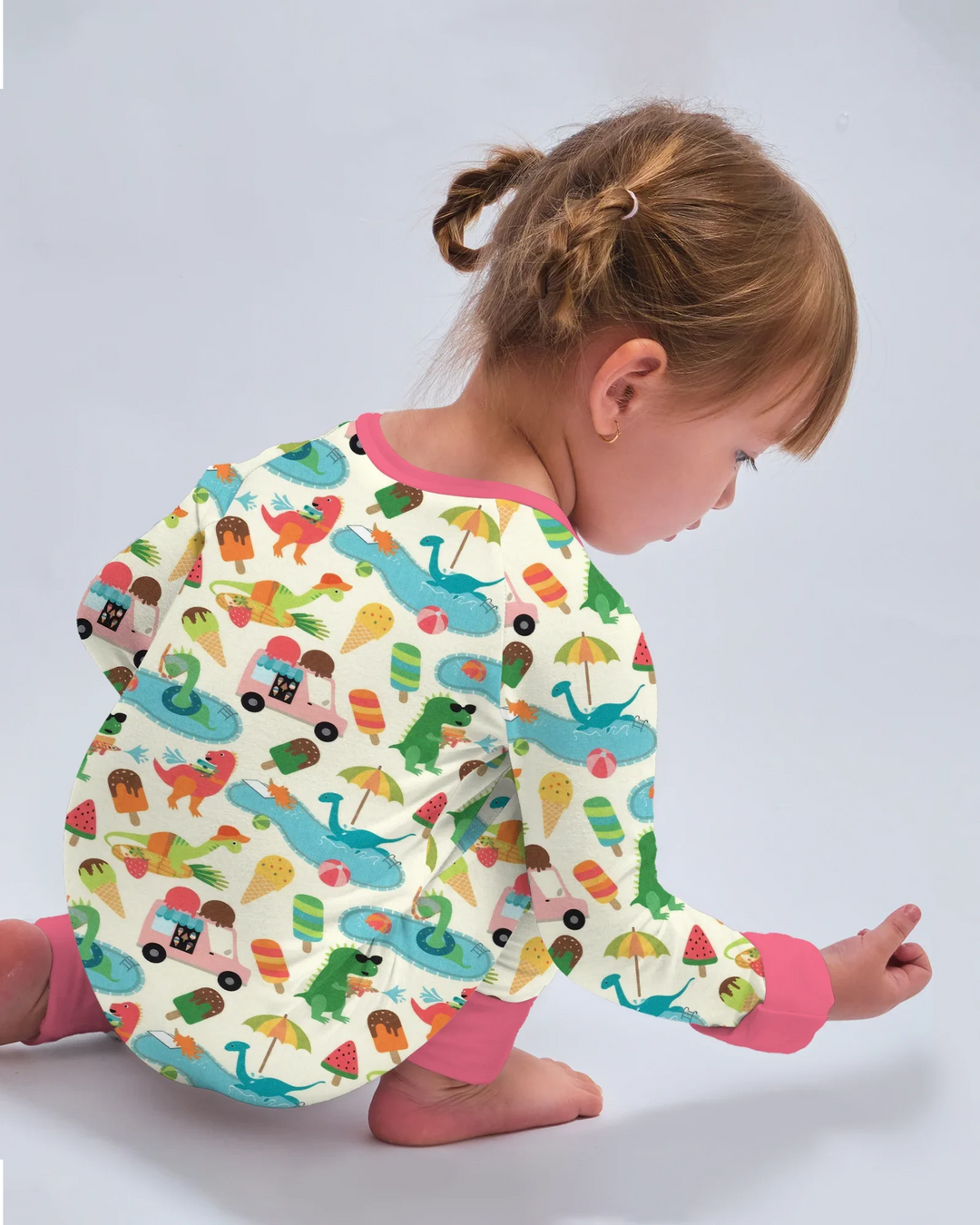 Dino Summer Splash Bamboo Convertible Zippy