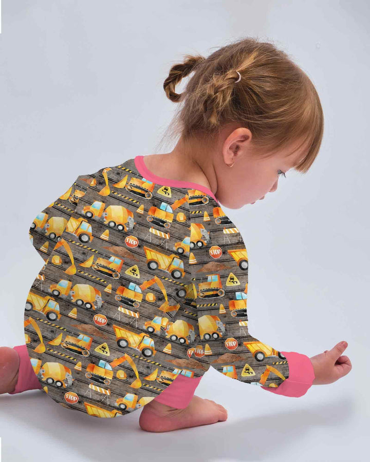 Construction Vehicles Bamboo Convertible Zippy