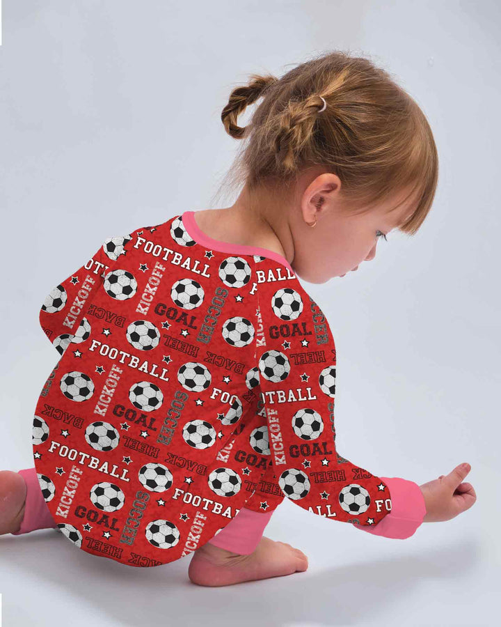 Red Soccer Ball Bamboo Convertible Zippy