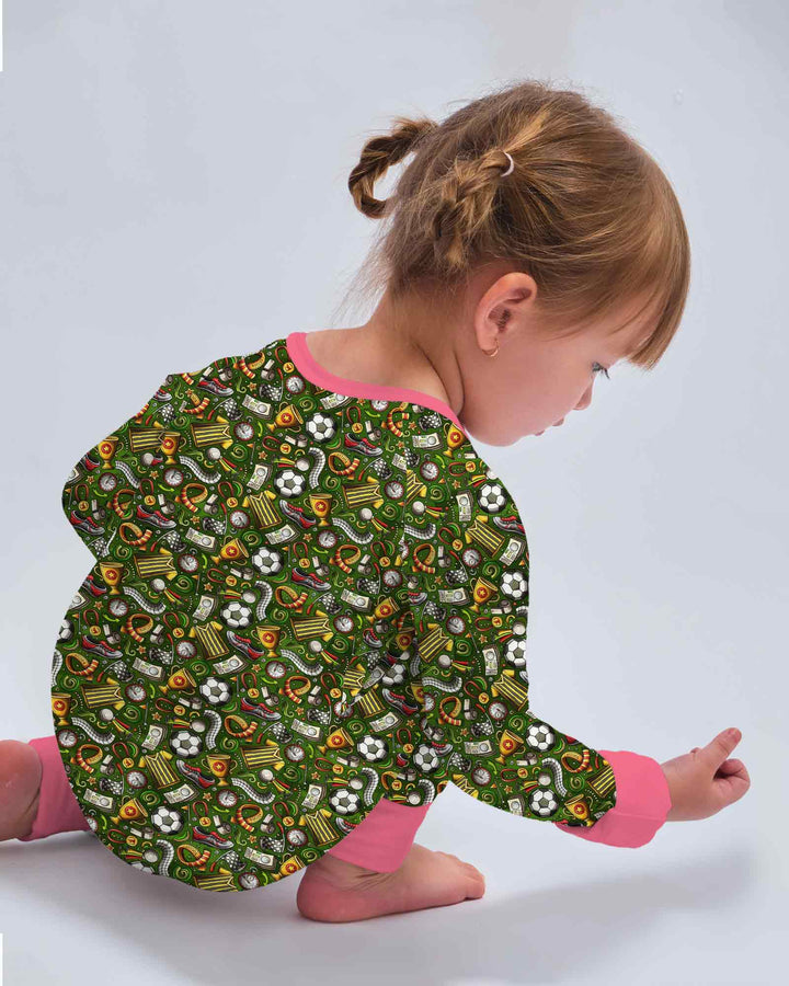 Green Soccer All-Star Bamboo Convertible Zippy