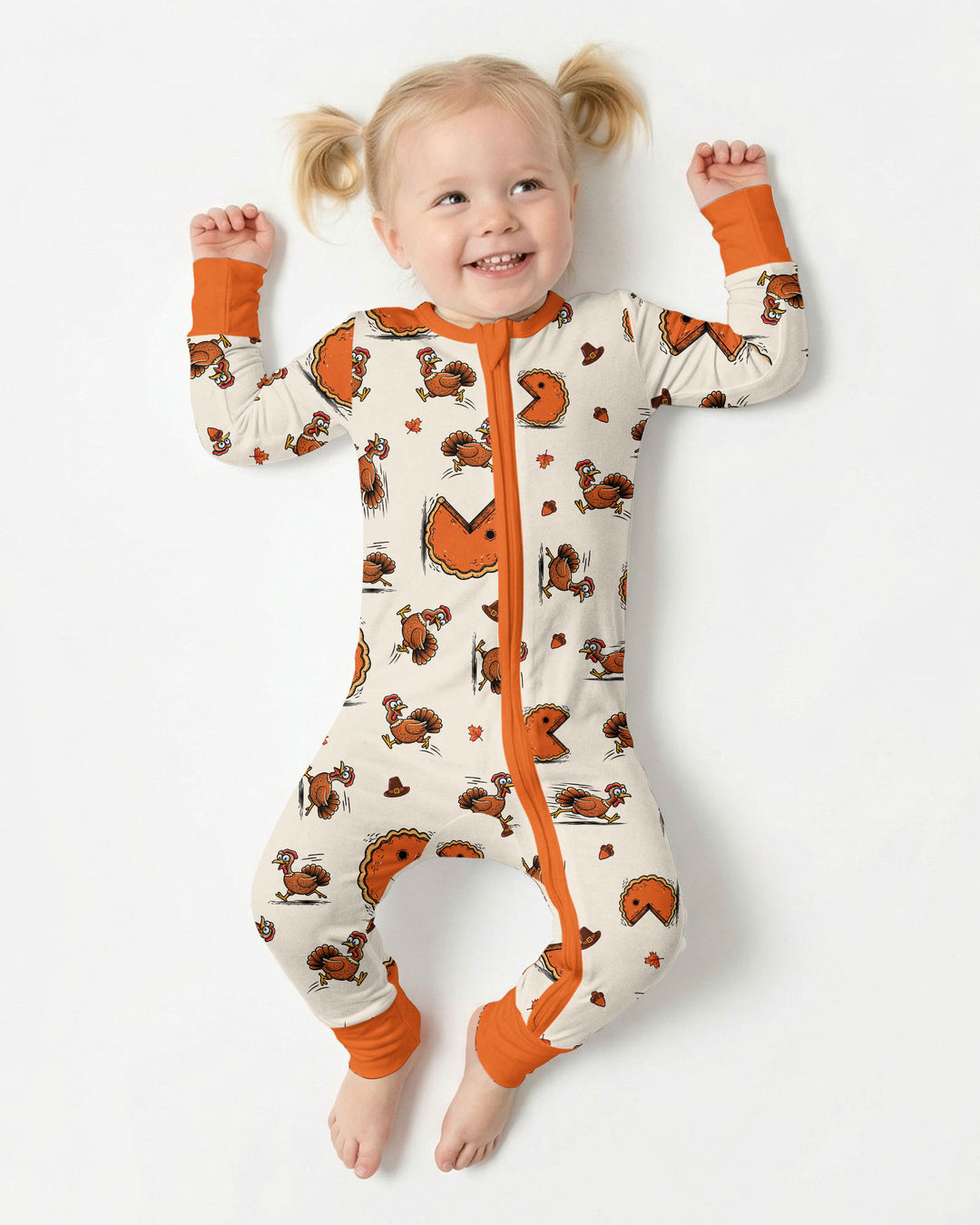Thanksgiving Pumpkin Pie Chasing Bamboo Convertible Zippy