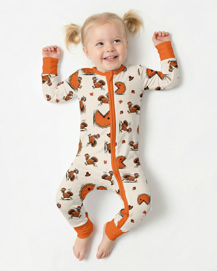 Thanksgiving Pumpkin Pie Chasing Bamboo Convertible Zippy