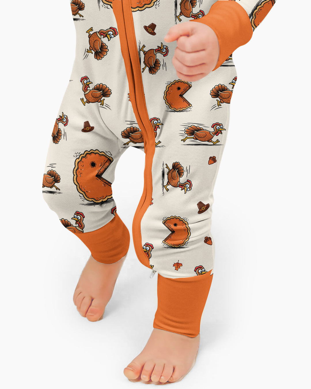 Thanksgiving Pumpkin Pie Chasing Bamboo Convertible Zippy