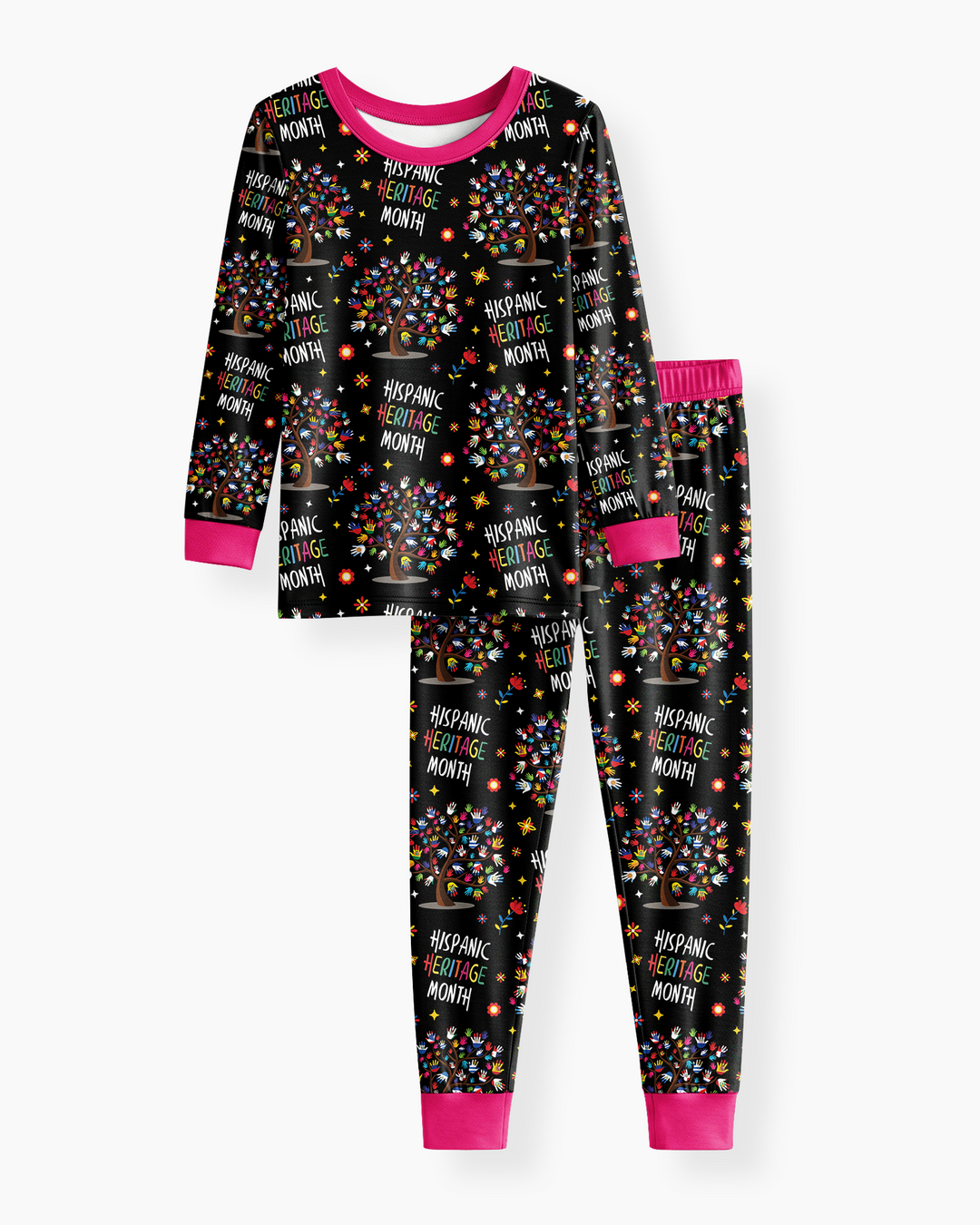 Little Heritage Roots Bamboo Two Piece Long Sleeve Pajama Set