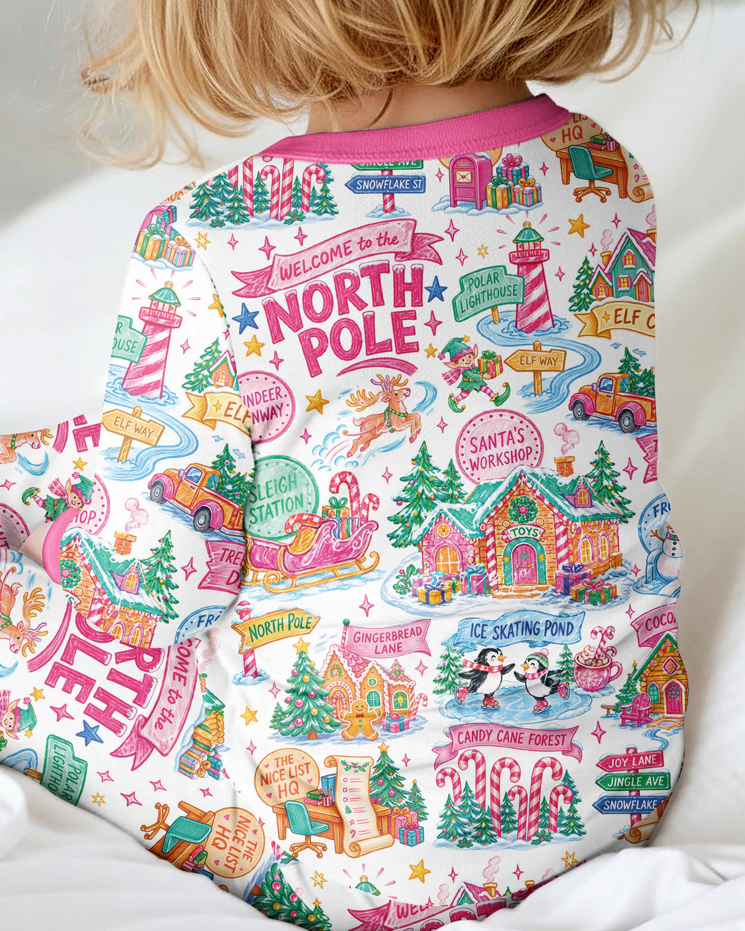 Retro North Pole Bamboo Convertible Zippy