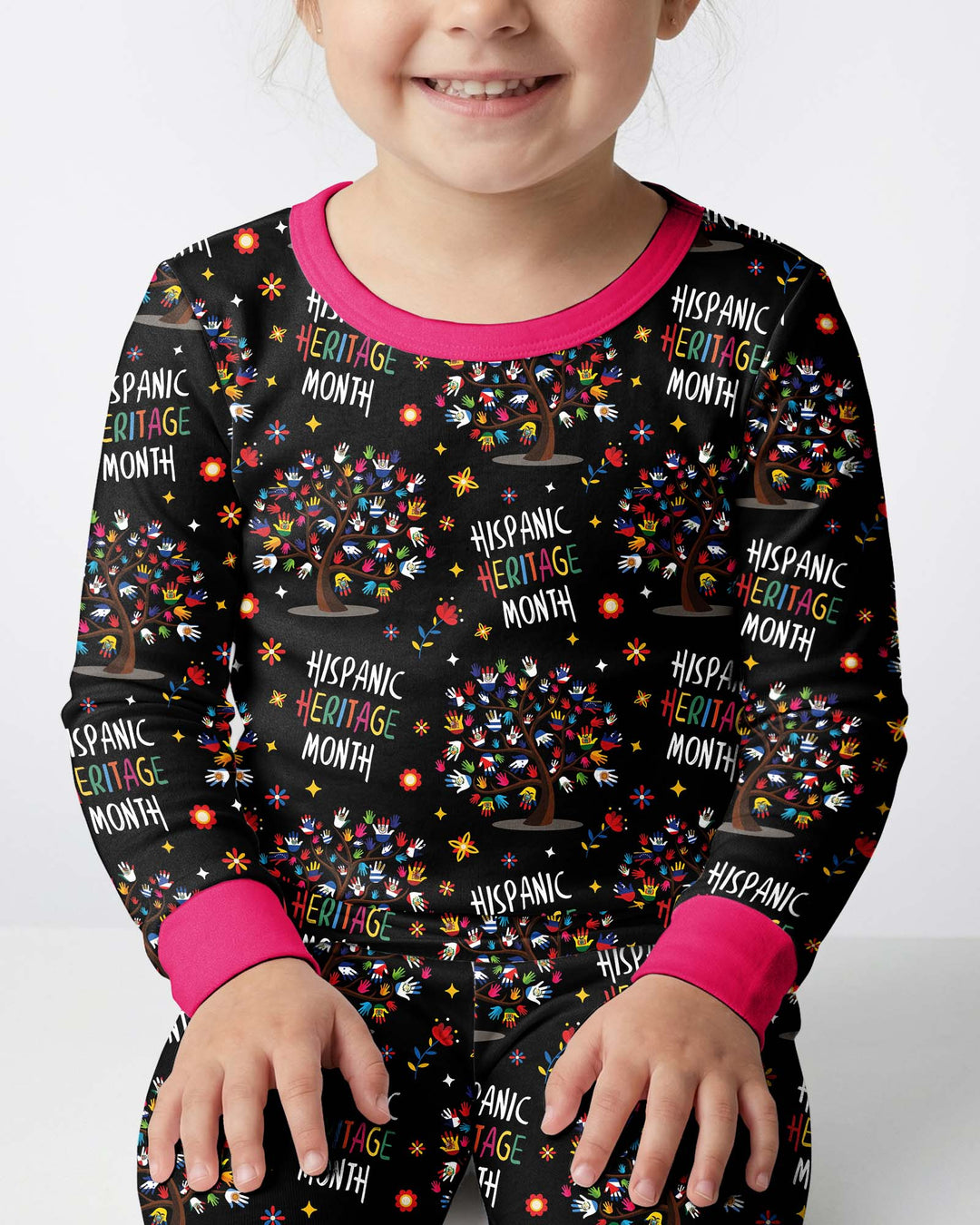 Little Heritage Roots Bamboo Two Piece Long Sleeve Pajama Set