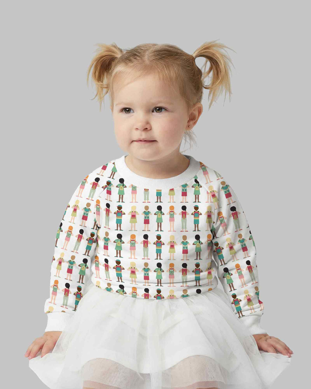 Little Friends Everywhere Bamboo Crewneck Sweatshirt