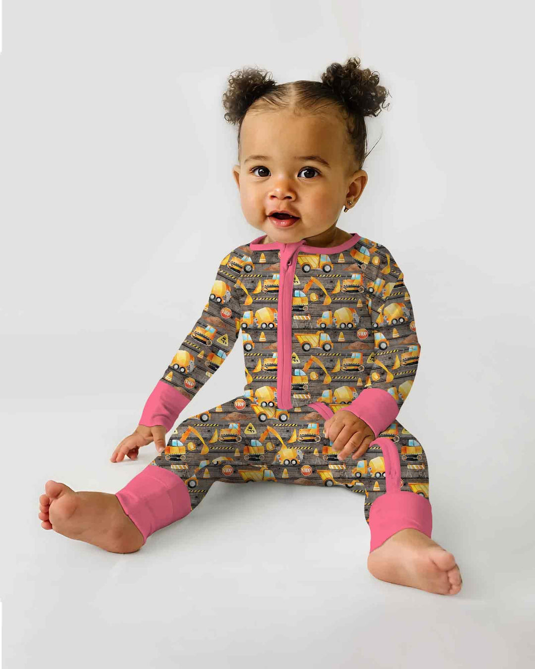 Construction Vehicles Bamboo Convertible Zippy