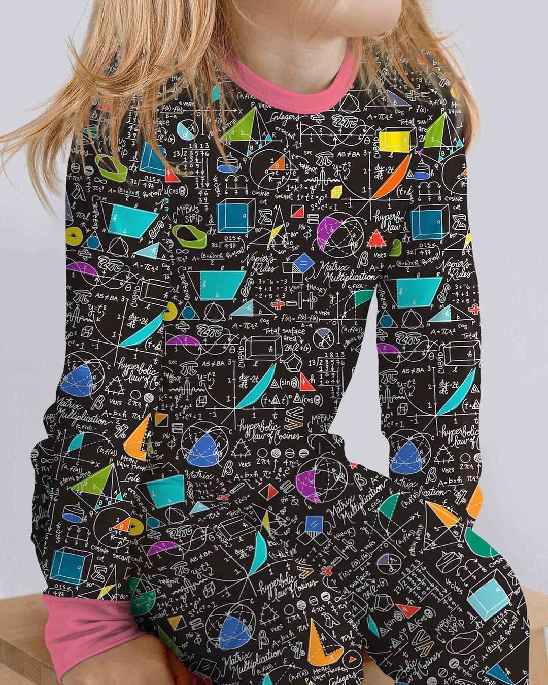 STEM Sketchbook Bamboo Two Piece Long Sleeve Pajama Set